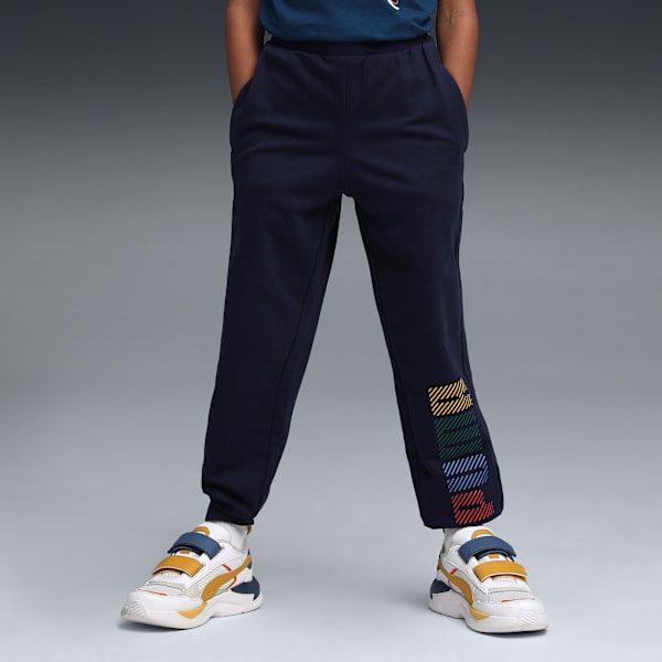 Youth Graphic Pants, PUMA Navy, extralarge-IND