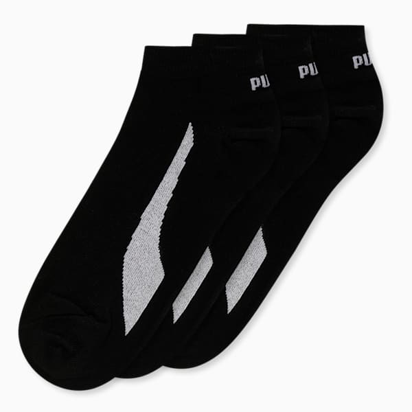 Sneaker Socks Pack of 3, PUMA Black-PUMA Black-PUMA Black, extralarge-IND