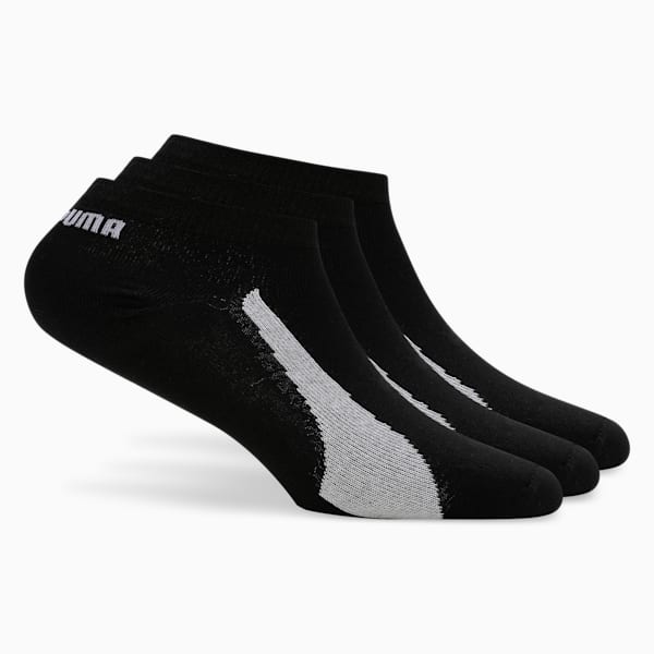 Sneaker Socks Pack of 3, PUMA Black-PUMA Black-PUMA Black, extralarge-IND