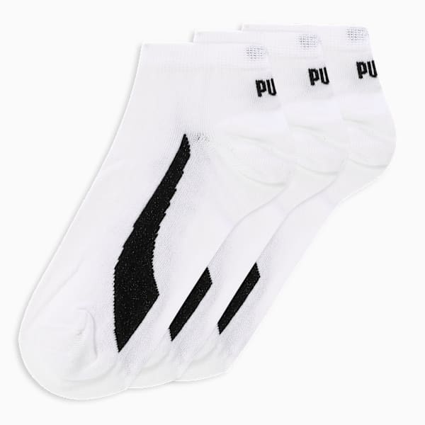 Sneaker Socks Pack of 3, PUMA White-PUMA White-PUMA White, extralarge-IND