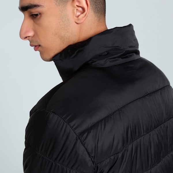 Men's Colorblock Woven Padded Jacket, PUMA Black, extralarge-IND