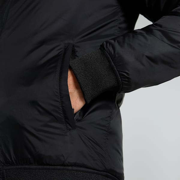 Men's Slim Fit Bomber Jacket, PUMA Black-logo, extralarge-IND