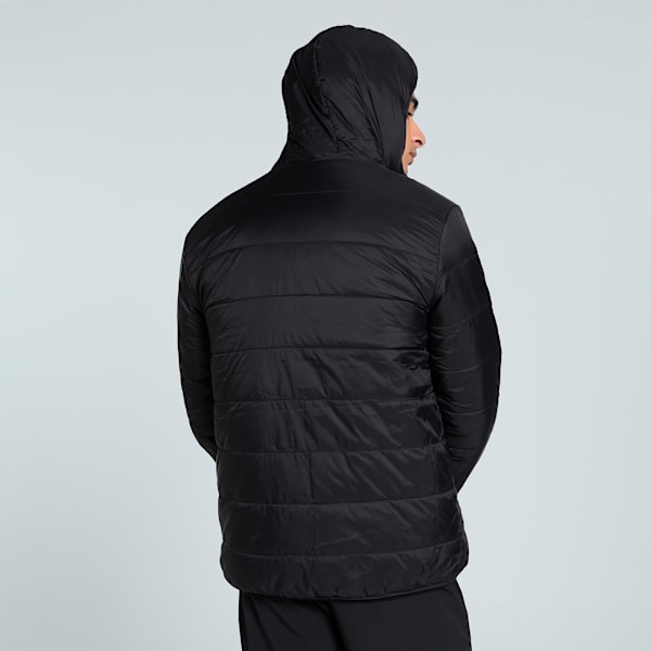 Men's Reversible Slim Fit Fleece Jacket, PUMA Black, extralarge-IND