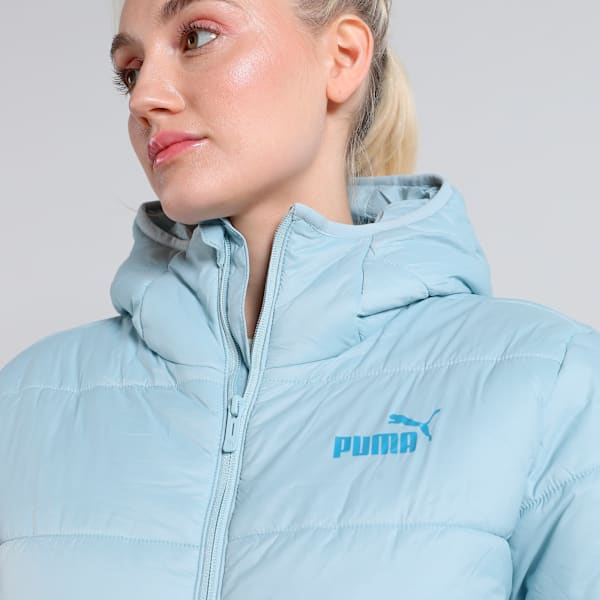 Women's Colorblock Hooded Jacket, Blue Horizon-Frosted Dew, extralarge-IND