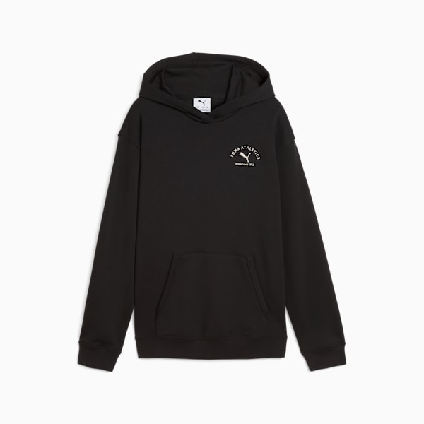 Sudadera holgada con capucha juvenil PUMA Class, PUMA Black, extralarge