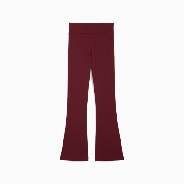 PUMA Class Flared Leggings Youth, Ruby Shimmer, extralarge