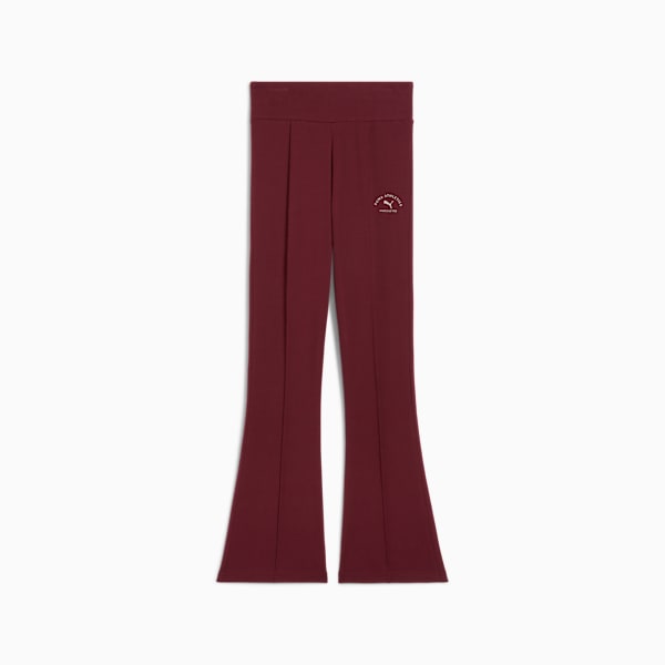 PUMA Class Flared Leggings Youth, Ruby Shimmer, extralarge