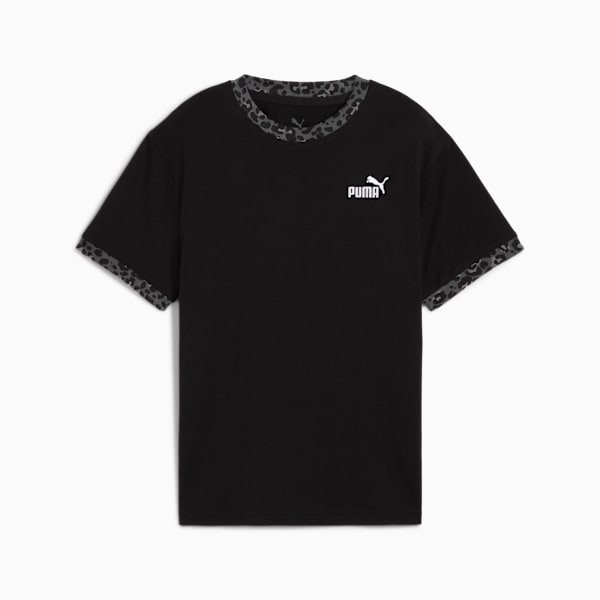 ESS GRAPHIC Animal Tee Youth, PUMA Black, extralarge