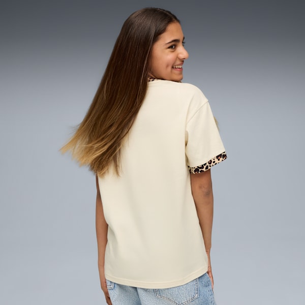 ESS GRAPHIC Animal Tee Youth, Alpine Snow, extralarge