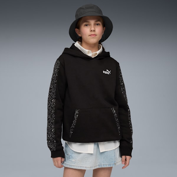 ESS GRAPHIC Animal Hoodie Youth, PUMA Black, extralarge