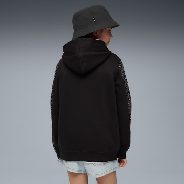 ESS GRAPHIC Animal Hoodie Youth, PUMA Black, extralarge