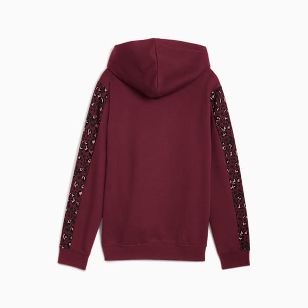 ESS GRAPHIC Animal Hoodie Youth, Ruby Shimmer, extralarge