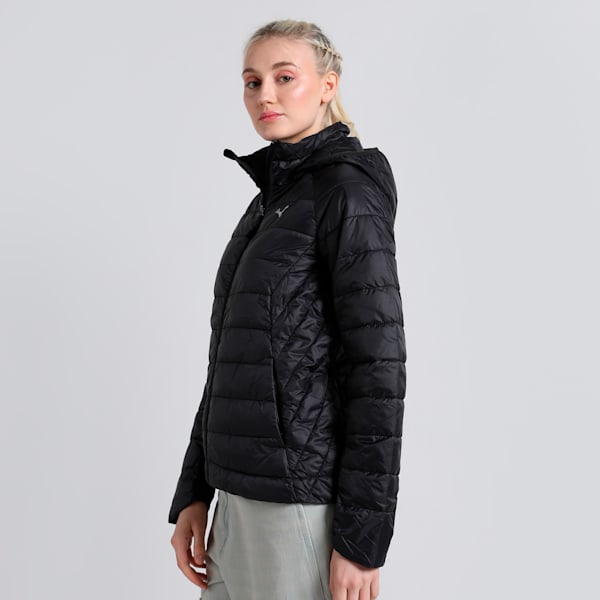 PackLITE PWRWarm Women's Slim Fit Hooded Jacket, PUMA Black, extralarge-IND