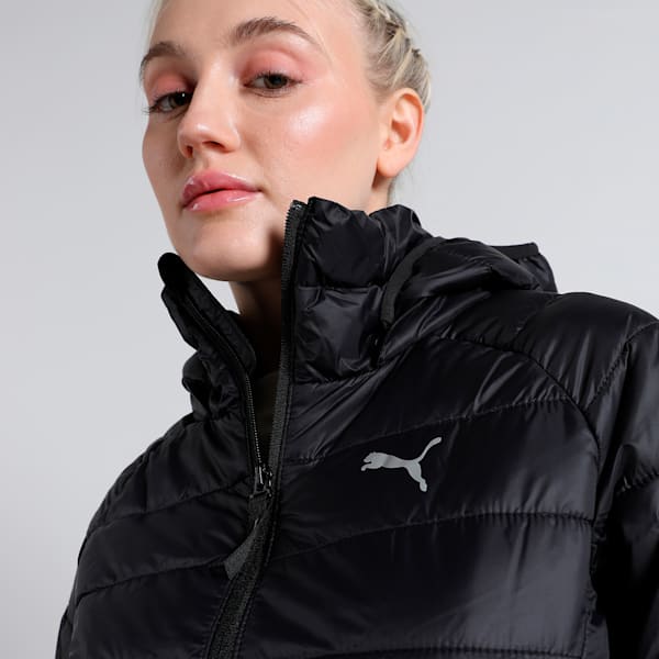 PackLITE PWRWarm Women's Slim Fit Hooded Jacket, PUMA Black, extralarge-IND