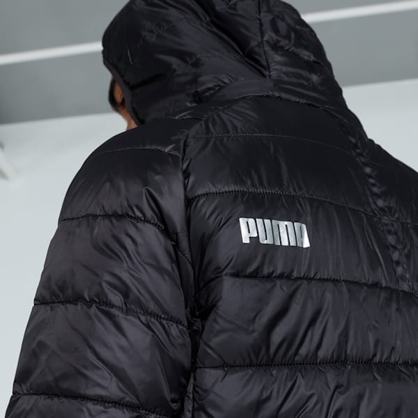 PackLITE PWRWarm Men's Slim Fit Hooded Jacket, PUMA Black, extralarge-IND