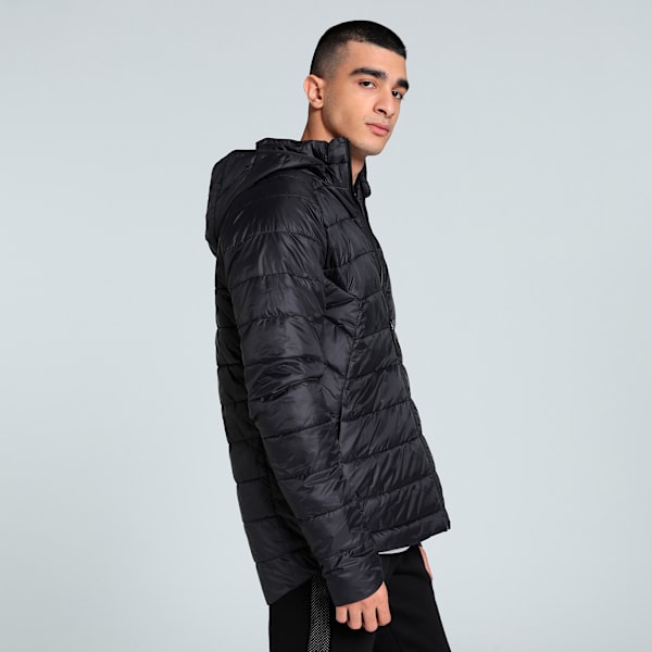 PackLITE PWRWarm Men's Slim Fit Hooded Jacket, PUMA Black, extralarge-IND