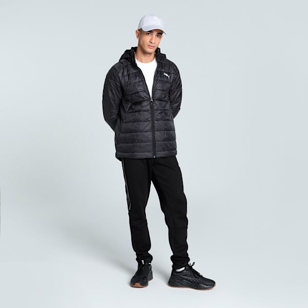 PackLITE PWRWarm Men's Slim Fit Hooded Jacket, PUMA Black, extralarge-IND