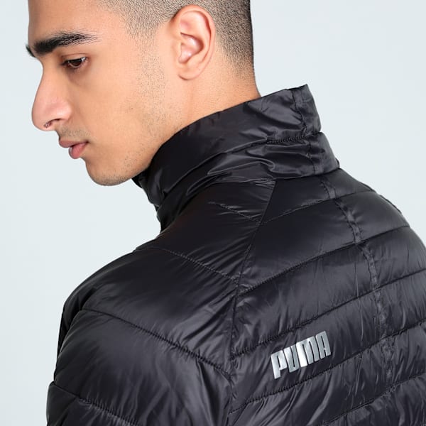 PackLITE Men's Slim Fit Padded Jacket, PUMA Black, extralarge-IND