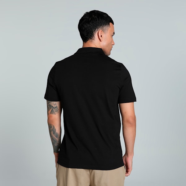 Men's Jersey Polo, Puma Black, extralarge-IND