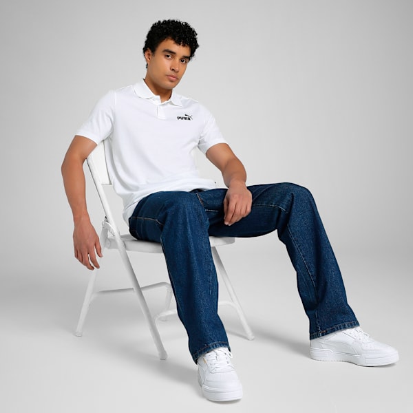 Men's Jersey Polo, Puma White, extralarge-IND