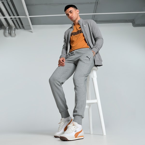 Men's Classic Logo Pants, Medium Gray Heather-Cat, extralarge-IND