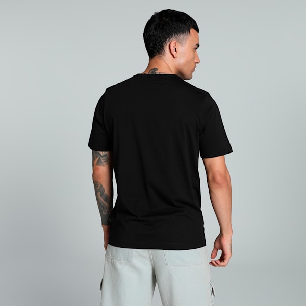 Men's Logo Tee, Puma Black, extralarge-IND