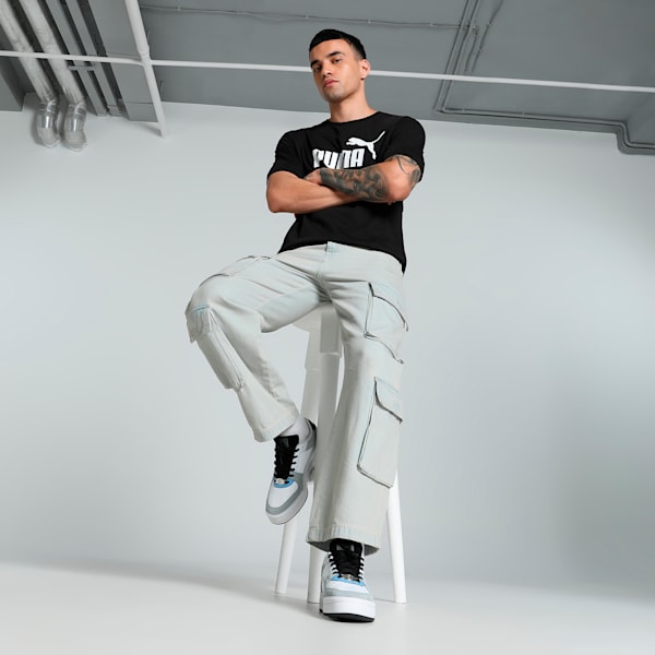 Men's Logo Tee, Puma Black, extralarge-IND
