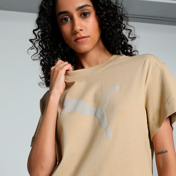 HER Women's Relaxed Tee, Sand Dune, extralarge-IND