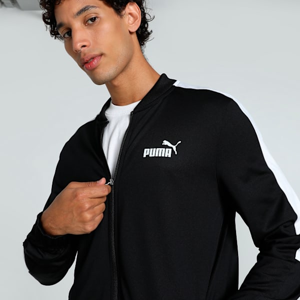 Men's Baseball Tricot Suit, PUMA Black, extralarge-IND