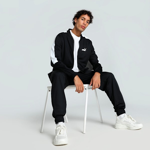 Men's Baseball Tricot Suit, PUMA Black, extralarge-IND