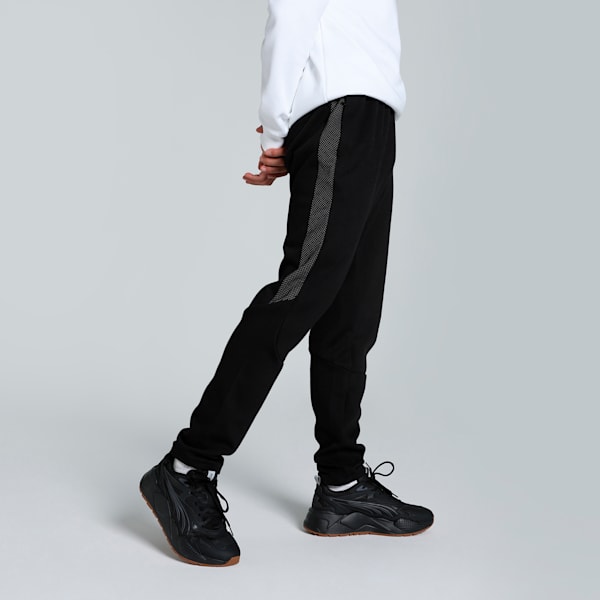 EVOSTRIPE Men's Slim Fit Pants, PUMA Black-Cat, extralarge-IND