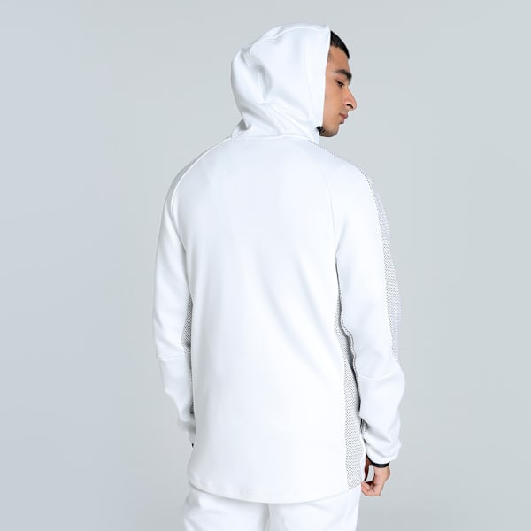 EVOSTRIPE Full-Zip Men's Slim Fit Hoodie, PUMA White, extralarge-IND