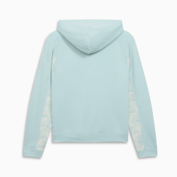 ESSENTIALS GRAPHIC Women's Full-Zip Hoodie, Modern Mint-AOP, extralarge
