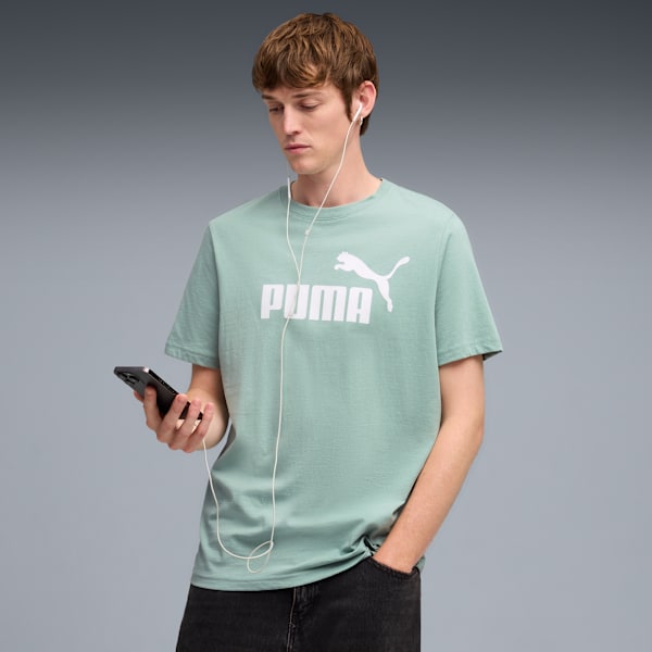 ESS No. 1 Logo Men's Tee, Light Moss, extralarge