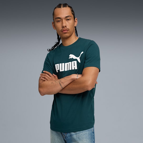 Camiseta ESS Logo No. 1 para hombre, Green Terrain, extralarge