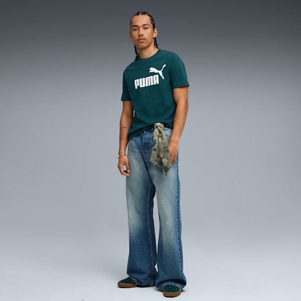 Camiseta ESS Logo No. 1 para hombre, Green Terrain, extralarge