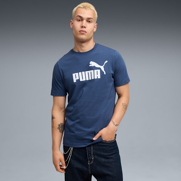 ESS No. 1 Logo Men's Tee, Dark Indigo, extralarge