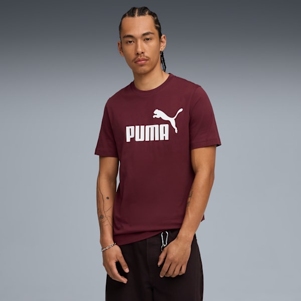 ESS No. 1 Logo Men's Tee, Ruby Shimmer, extralarge