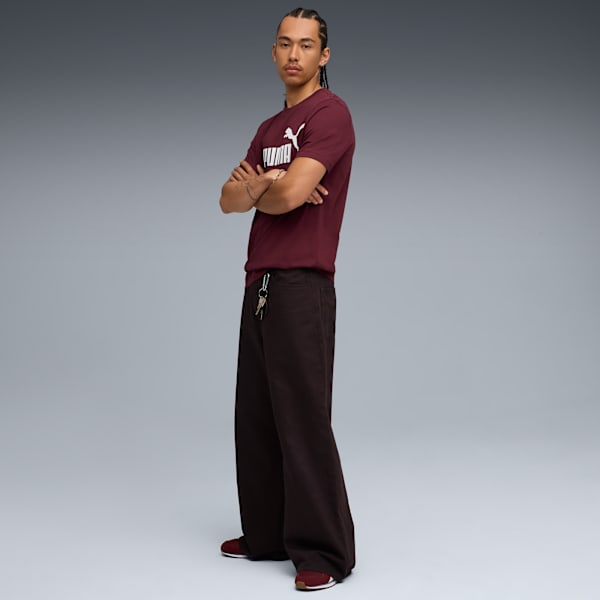 ESS No. 1 Logo Men's Tee, Ruby Shimmer, extralarge