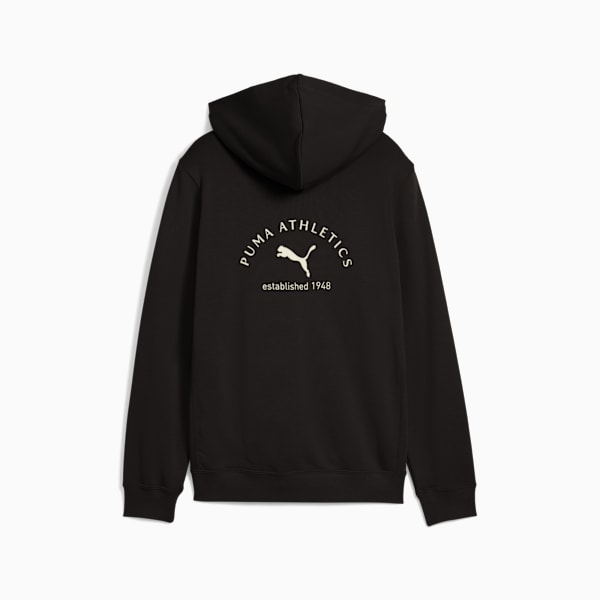 PUMA Class Graphic Hoodie Youth, PUMA Black, extralarge
