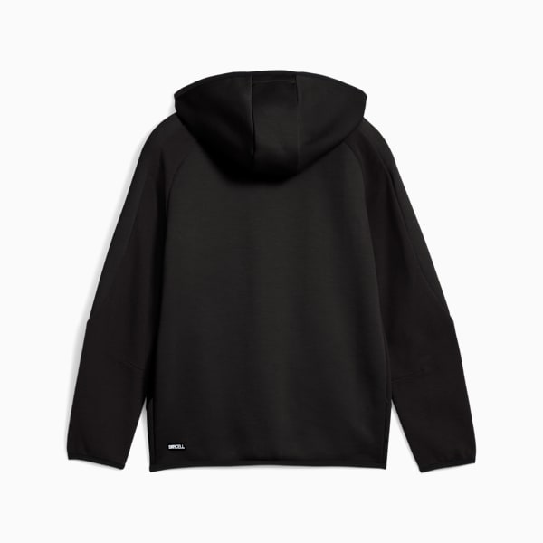 Chandail à capuchon Evostripe à fermeture éclair entière Homme, PUMA Black, extralarge
