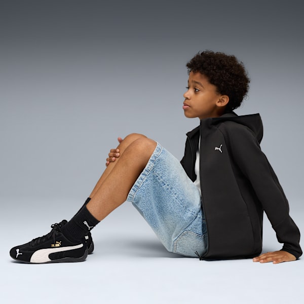 Chandail à capuchon Evostripe à fermeture éclair entière Homme, PUMA Black, extralarge