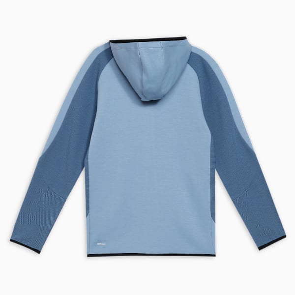 Evostripe Boys' Full-Zip Training Hoodie, Cool Blue, extralarge-IND