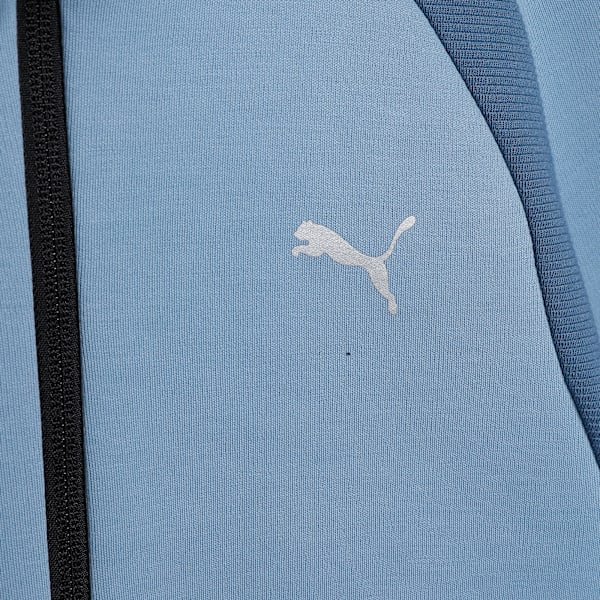 Evostripe Boys' Full-Zip Training Hoodie, Cool Blue, extralarge-IND