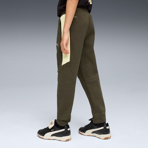 Pantalon Evostripe Enfant et Adolescent, Dark Olive, extralarge