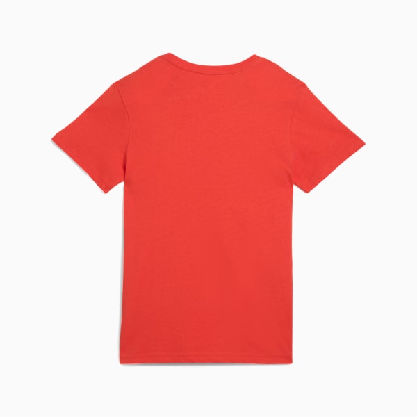 Camiseta ESS Logo No. 1 para mujer, Fierce Red, extralarge