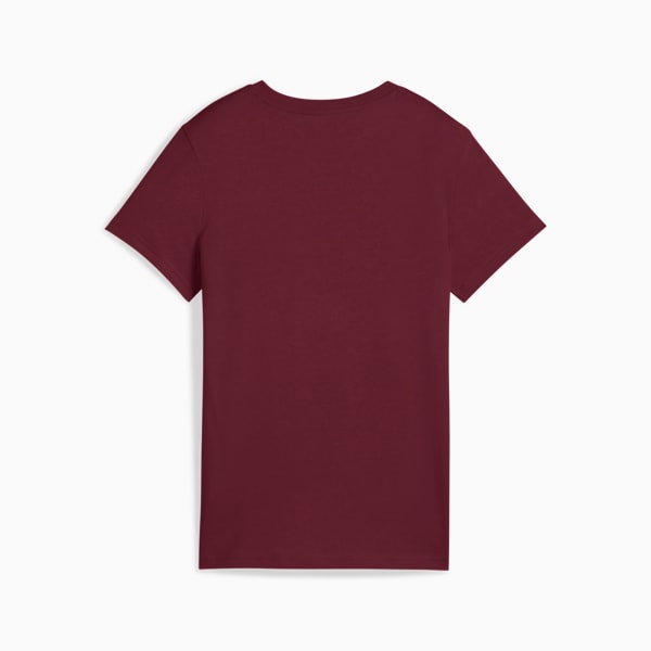 Camiseta ESS Logo No. 1 para mujer, Ruby Shimmer, extralarge