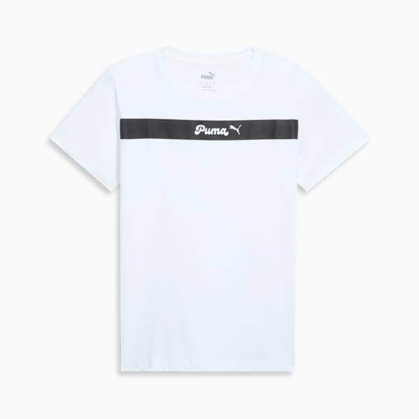 T-shirt PUMA Upfront Line Femme, PUMA White, extralarge