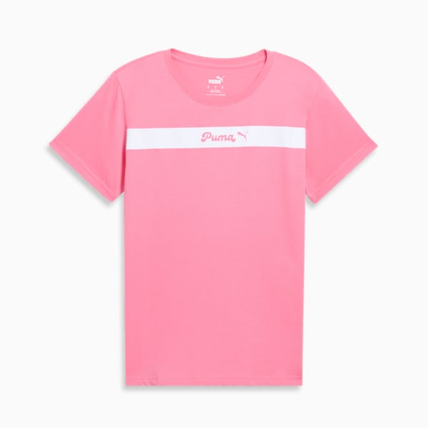 PUMA Upfront Line Women's Tee, Magic Rose, extralarge