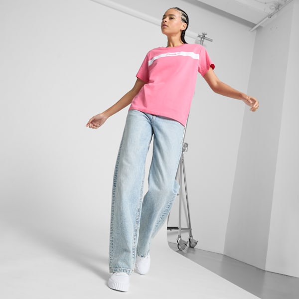 T-shirt PUMA Upfront Line Femme, Magic Rose, extralarge
